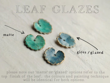 Art Nouveau Turquoise Leaf Earrings