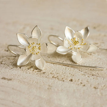 Lotus Flower Earring