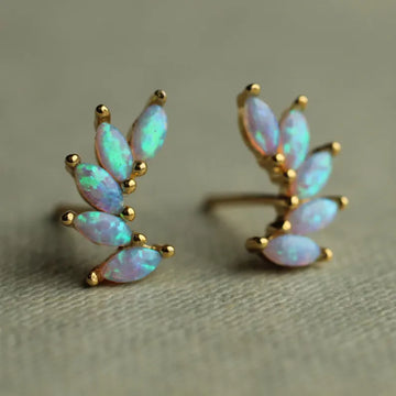 Turquoise Opal Earrings