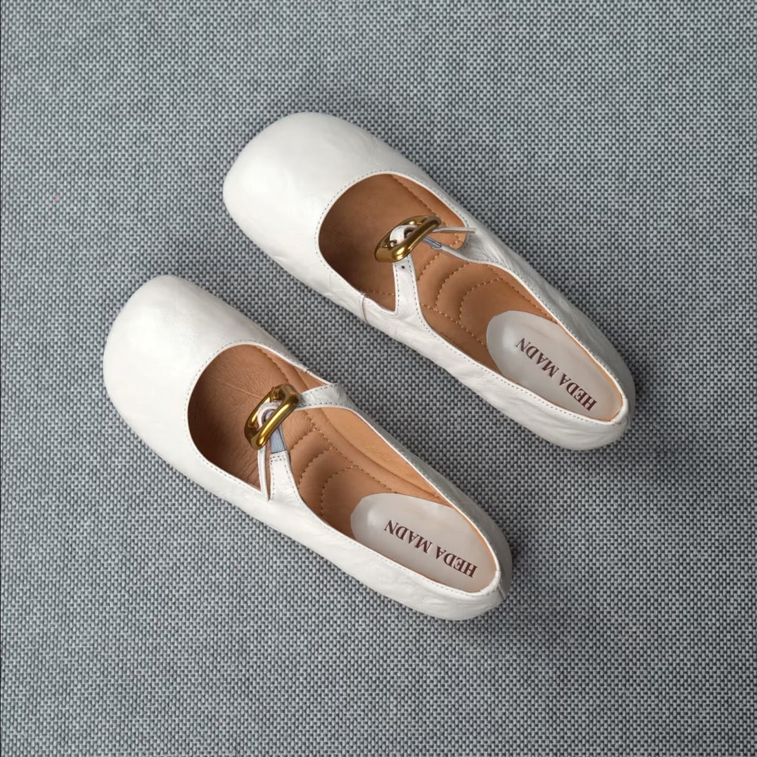 Leather Round Toe Mary Jane