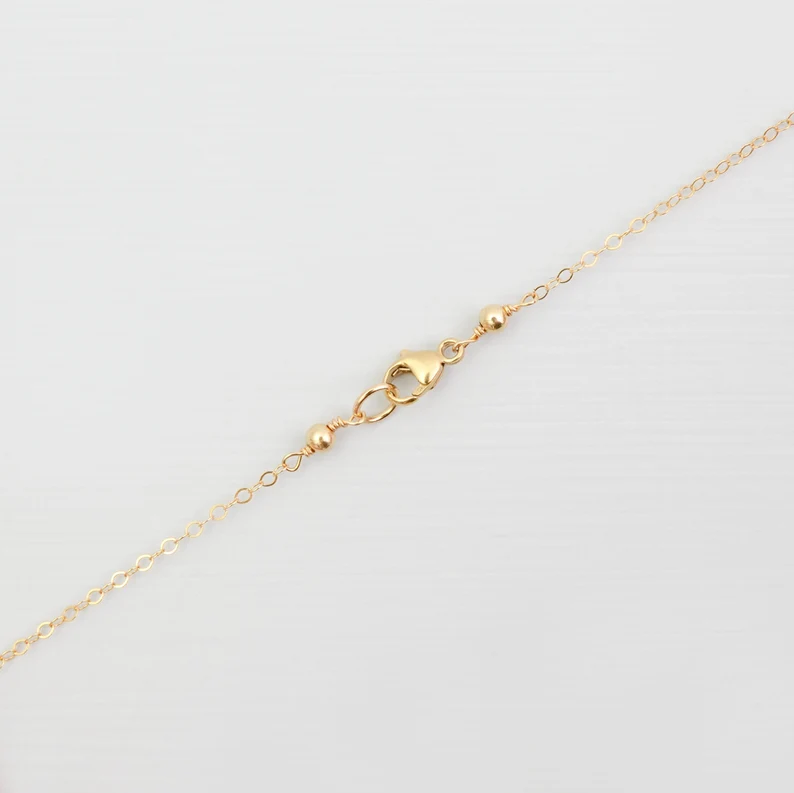 Small Disk Necklace / Blank Disk Necklace