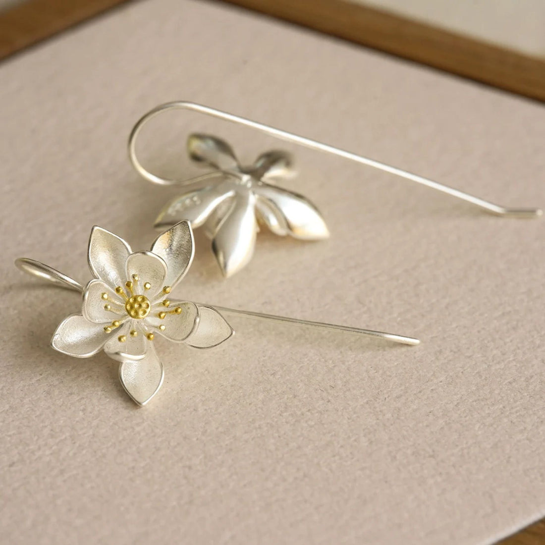 Lotus Flower Earring