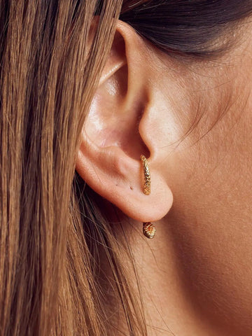 14k Gold Snake Ear Jackets